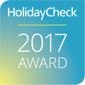 HolidayCheck Recommended Award, 2017, Germany